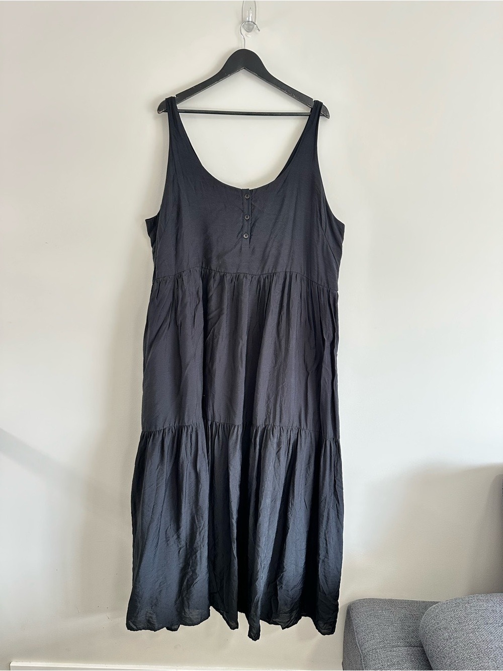 Smash + Tess x Luisana Lopilato The River Maxi Dress Black Size 3XL - Picture 3 of 11